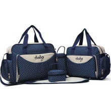 Baby Diaper Bag - LOKER - Set of 5 - Microfiber - Blue