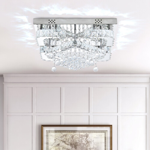 Living And Home 50W LED Crystal Ceiling Light 1