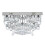 Living And Home 50W LED Crystal Ceiling Light 4