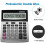 12 Digit Desktop Calculator, Standard Business Function Desktop Calculator, Silver 3