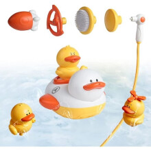 babybadje speelgoed automatische watereend douchekop, waterpomp voor kinderbad 1 2 3 4 5 6 jaar oud