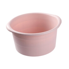 Foot Soaking Tub with Gentle Massage Dots, Large Foot Spa Basin with Handles for Home SPA, Pink