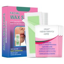 30 Wax Strips for Face and Body Quick Hair Removal Bikini Underarms Legs with Cleansing Cotton