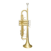 Professional B Flat Trumpet with 7C Mouthpiece, Silver Plated Brass for Beginners and Students