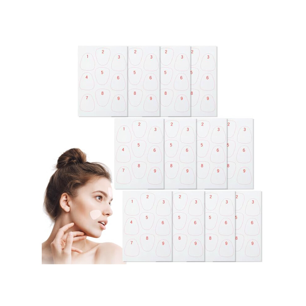 108PCS Wrinkle Patches for Smile Lines, Forehead and Crow's Feet, Wrinkle Smoothing Treatment