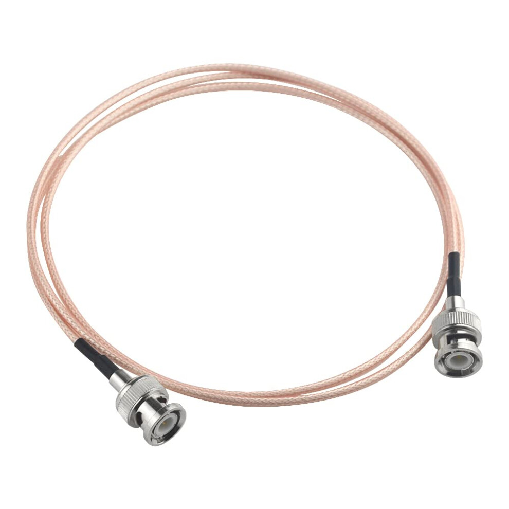 Bnc Male To Male 50 Ohm Coaxial Extension Cable 3.3Ft Low Loss Nickel Plated For Video Camera 9070919870118