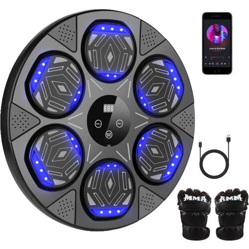 Black Bluetooth Wall-Mounted Music Boxing Machine