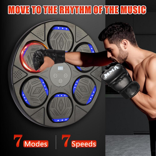 Black Bluetooth Wall-Mounted Music Boxing Machine 1