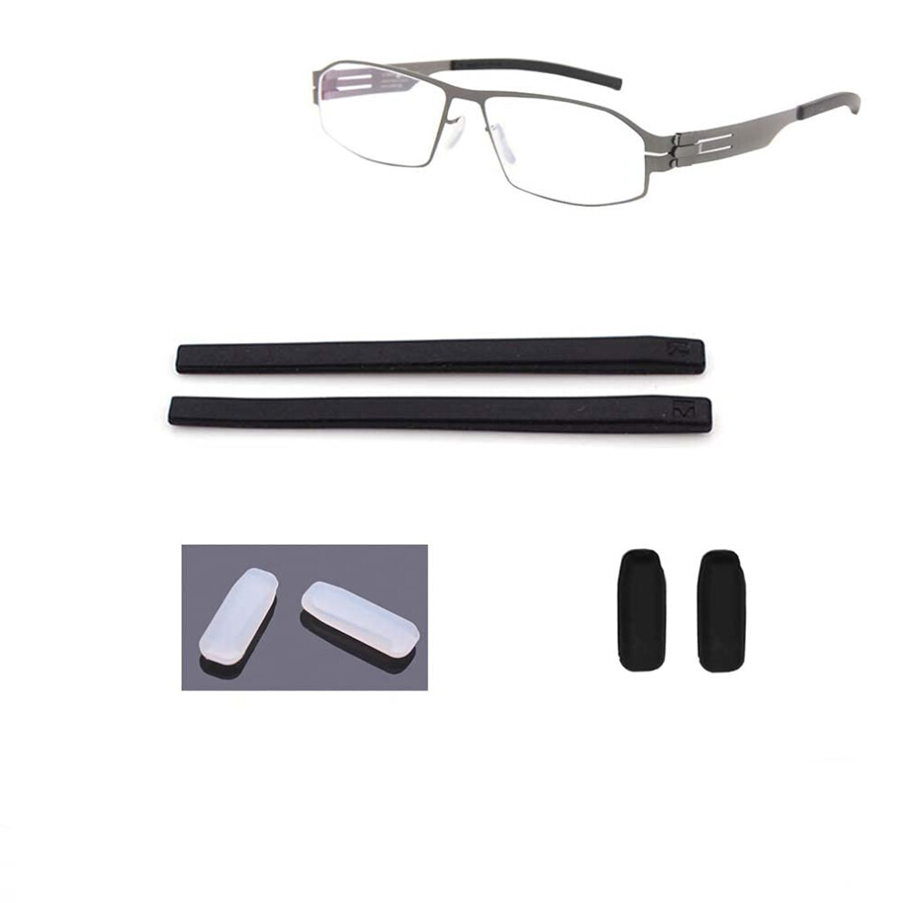 Nose Pads and Eyeglass Temple Tips Replacement Kit for IC Berlin Restores Comfort Grip Tool Install