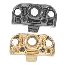 2pcs Hair Clipper Base AntiSlip Iron Alloy Stand Corrosion Resistant for Precision Cutting