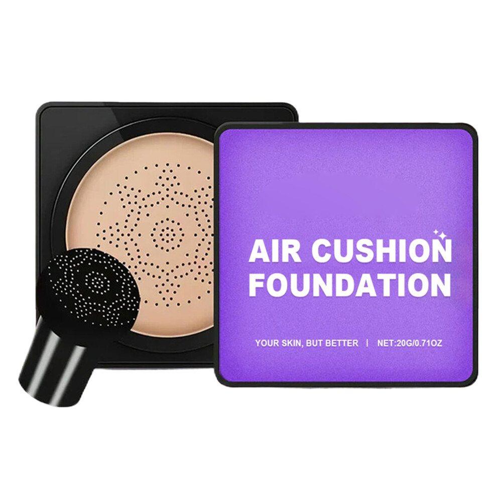 Cream Waterproof Korean Cushion Foundation Bb With Hydrating Concealer For Flawless Skin 1Pc