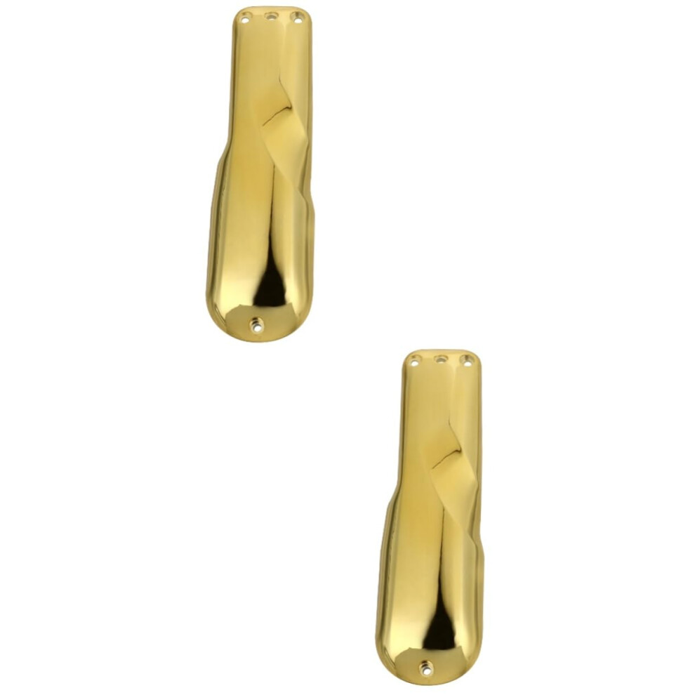 2pcs Electroplated Hair Clipper Cover Scratch Resistant Durable Replacement Housing Shell for Grooming