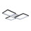 Living And Home 3-Light Adjustable LED Ceiling Light with Remote Control 2