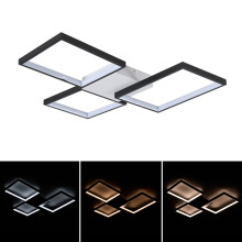 3-Light Adjustable LED Ceiling Light with Remote Control