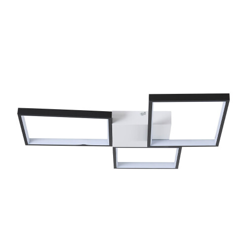 Living And Home 3-Light Adjustable LED Ceiling Light with Remote Control 2