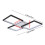 Living And Home 3-Light Adjustable LED Ceiling Light with Remote Control 6