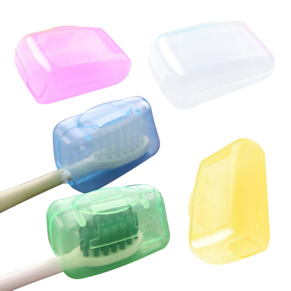 5 Pcs Toothbrush Head Cover with Bristle Protection, Reusable Travel Toothbrush Cap Set
