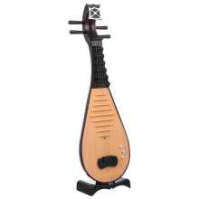 Vintage Chinese Lute Model with Realistic Design for Photography and Ancient Style Decoration