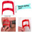 Beard Shaping Tool Kit with Shaving Template for Precise Grooming and Styling, Red for Men 3