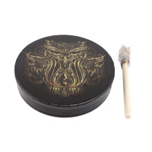 Handmade Shaman Drum with Tree of Life Design Deep Bass for Meditation and Healing