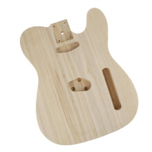 Unfinished Solid Wood Electric Guitar Body with Natural Resonance for DIY Hollow Replacement