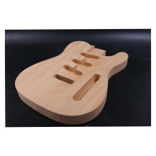 DIY Electric Guitar Body Mahogany TL Style Unfinished Replacement Kit with Bolt On Design