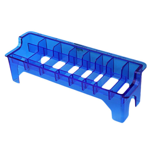 Clipper Guard Organizer Hair Clipper Guide Comb Storage Box Durable Plastic Barber Tool Holder