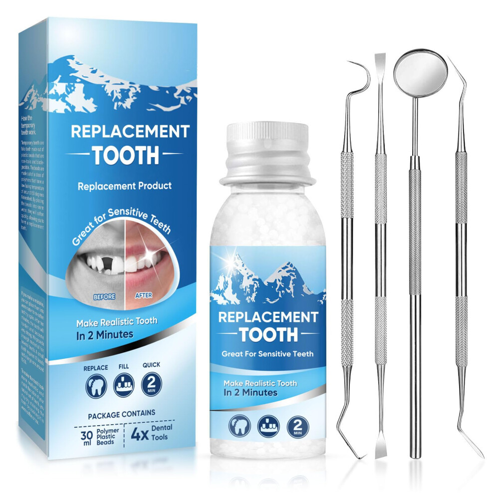 Tooth  Kit 30ml â Temporary Moldable Filling for Chipped Teeth, Easy DIY Smile Restoration