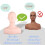 LifeSize Soft Mannequin Head with Shoulders for Makeup Practice and Wig Display 2