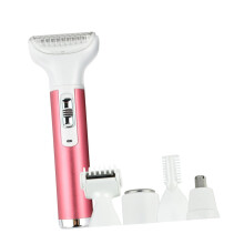 Ladies Facial Hair Remover USB Rechargeable Painless Eyebrow Trimmer Multi‑Area Shaver for Women