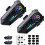 Motorcycle Bluetooth Helmet Intercom IP65 Waterproof Noise Cancelling Headset 1000FT Range 32H 1