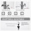 Hi Hat Stand VCCJ005 Adjustable Height 23.6'39.3' with DoubleBraced Stable Base and QuickRelease Clutch 3