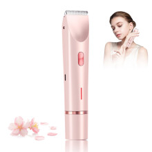 Bikini Trimmer for Women 2 in 1 Waterproof IPX7 Electric Lady Shaver with Hypoallergenic Blades