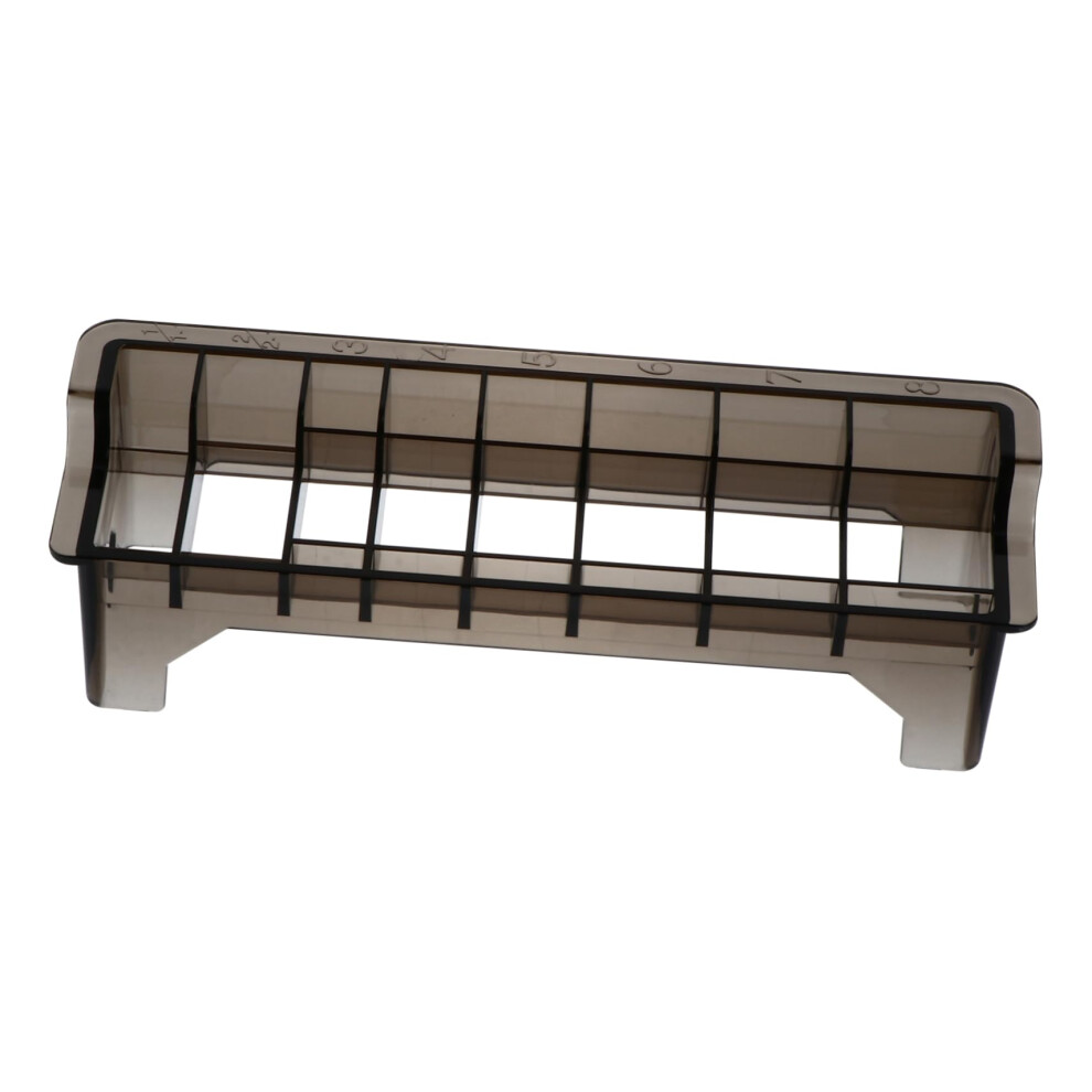 8 Slot Clipper Comb Organizer Box with Secure Positioning for Professional Barber Storage