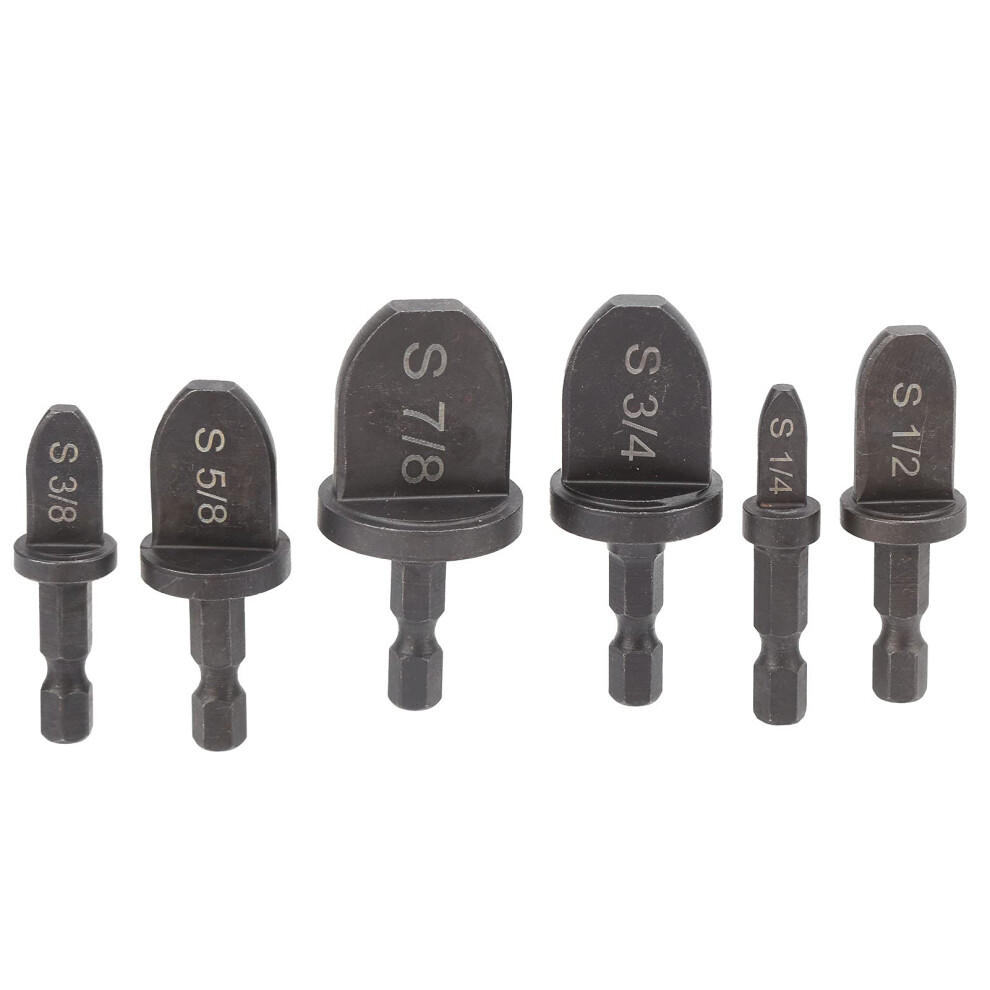 6Pcs Hvac Swaging Tool Set, Leakproof Copper Pipe Expander With Hex Antislip Handle, 6 Sizes 9455672707183