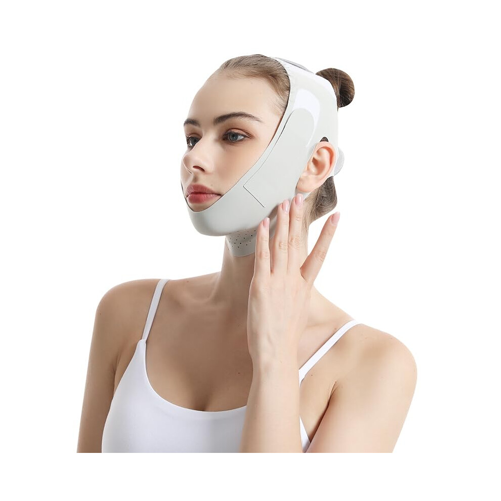 Face Slimming Belt Double Chin Reducer V Shape Jaw Lifting Adjustable Reusable Face Band