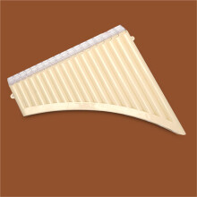 Pan Flute for Beginners 16 and 18 Pipe C Tune Easy Play Lightweight Design for Practice