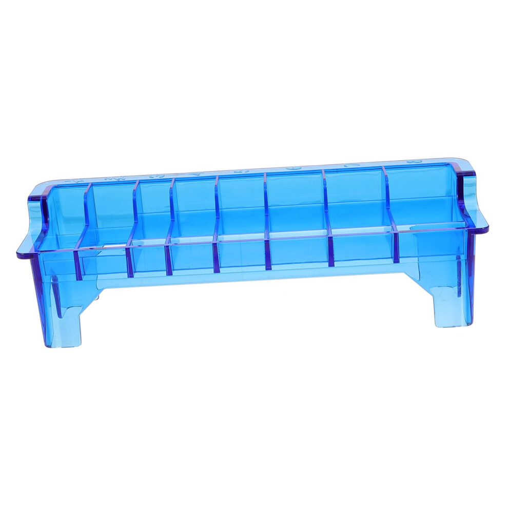 Clipper Guard Organizer With Multicompartment Storage Box For Salon Stylists Barber Tools Blue 9455672707411