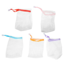 10pcs Mesh Soap Saver Pouch for Bath and Shower with Rich Bubble Formation and Quick Dry Hanging
