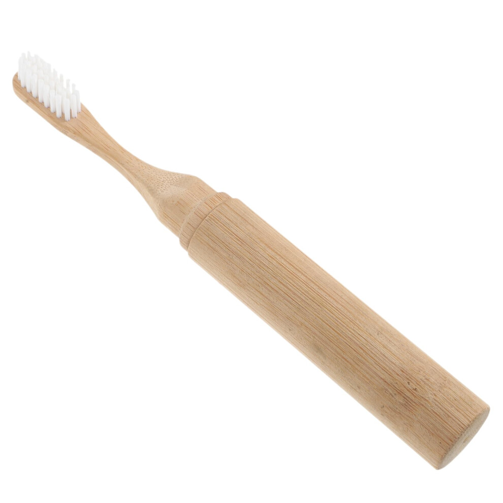 Travel Toothbrush with Soft Bristles, Lightweight Folding Design for Adults, Business Trips, Vacations