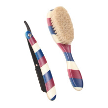 Men Shaving Kit with Brush and Razor for Smooth Precision Beard Grooming and Daily Care