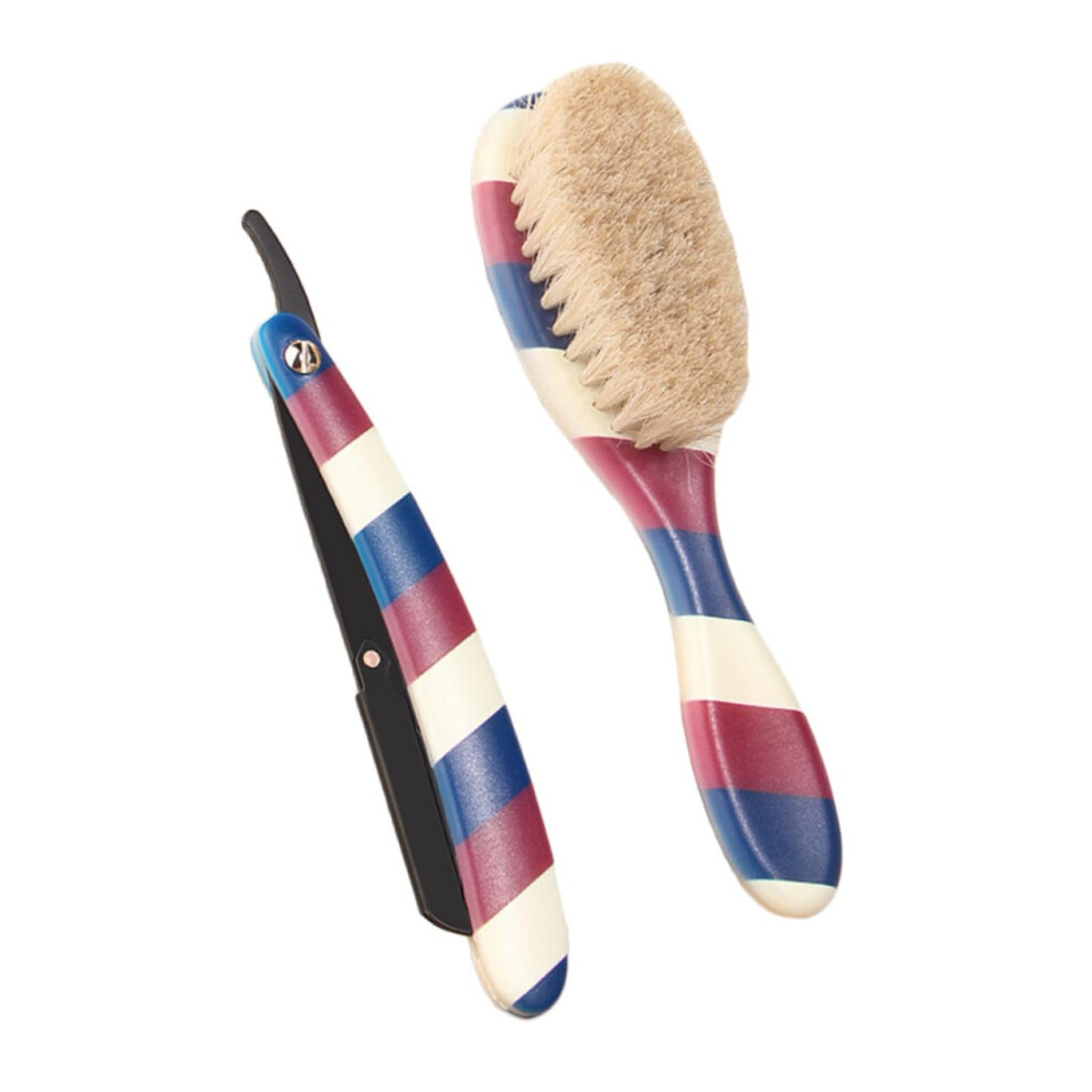Men Shaving Kit with Brush and Razor for Smooth Precision Beard Grooming and Daily Care