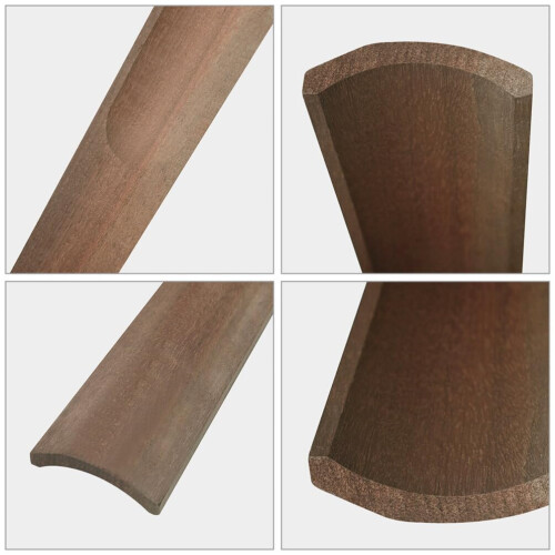 4/4 Violin Fingerboard Replacement Ebony Style Durable Wooden Construction Smooth Playing Surface 1