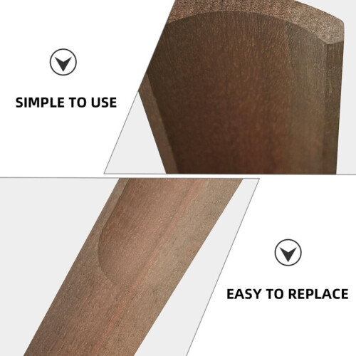 4/4 Violin Fingerboard Replacement Ebony Style Durable Wooden Construction Smooth Playing Surface 2