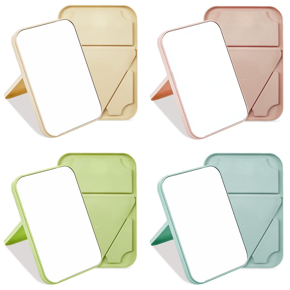 8 Pack Foldable Vanity Mirror with Stand, HD Clarity Makeup Mirror for Travel, Spa, Parties