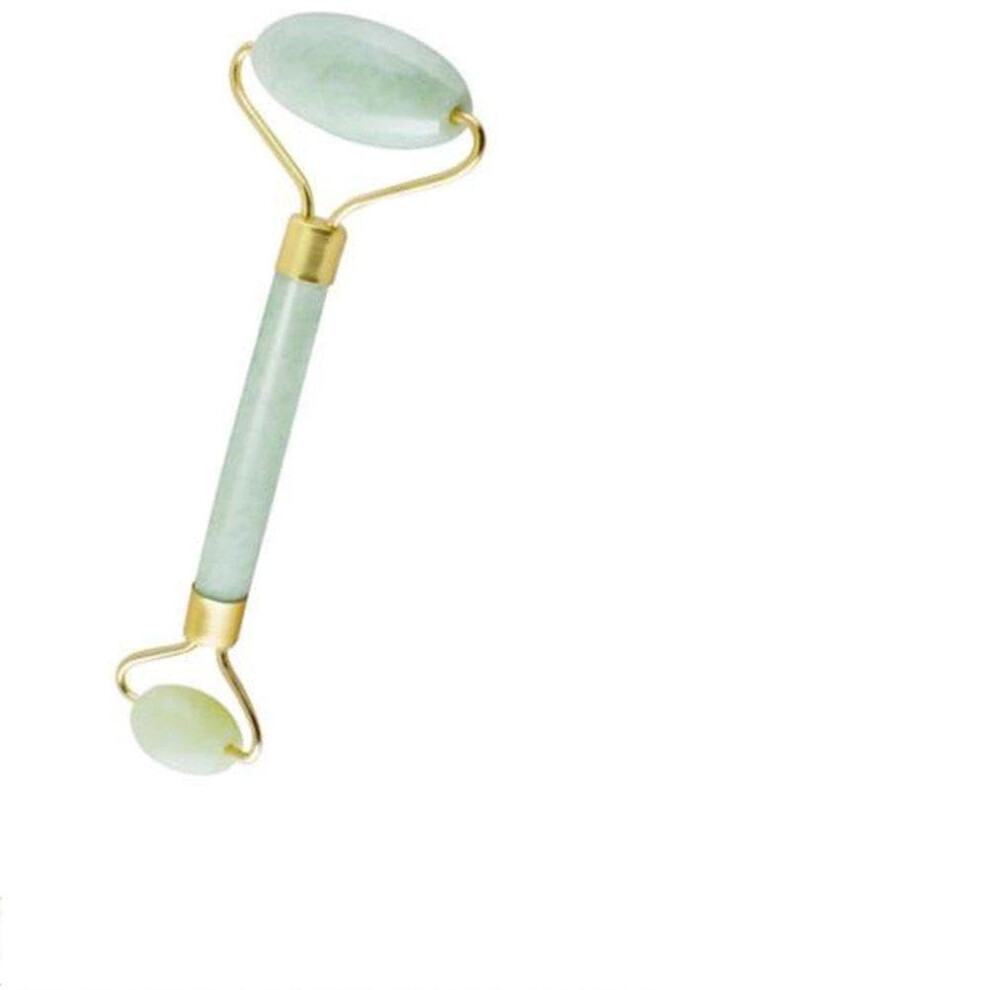 Jade Roller Facial Massage Roller for AntiAging, Puffiness Reduction, Cooling Natural Jade Tool