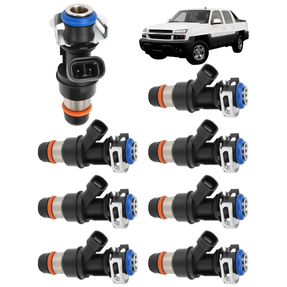 Fuel Injector Set 8Pcs For Chevy Silverado Gmc Sierra 4.8L 5.3L 6.0L 20012007 Oem 17113553 Fj315 9113335663824