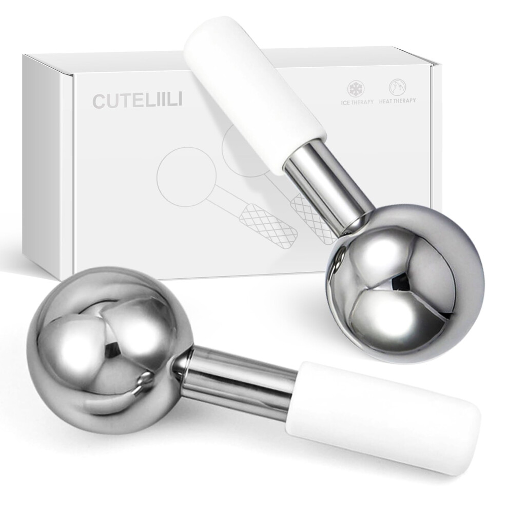 Ice spheres for the face, swelling for wrinkles, stainless steel ice spheres for wrinkles, ice balls for face neck and eye skin care