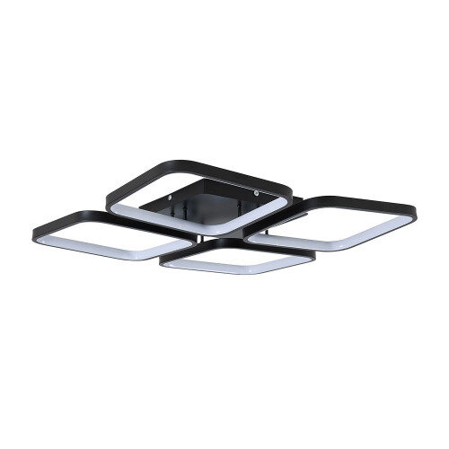 Living And Home 4-Light Square Adjustable LED Ceiling Light with Remote Control 2