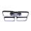 Living And Home 4-Light Square Adjustable LED Ceiling Light with Remote Control 4